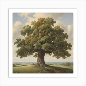 Oak Tree Art Print