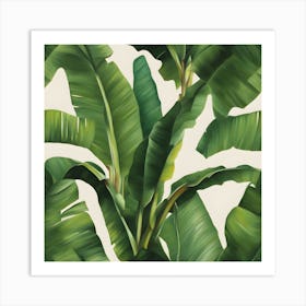 Banana Leaves Art Print