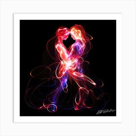 Luminate Near Me - Light Dance Art Print