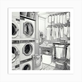 Default Laundry 2 Art Print