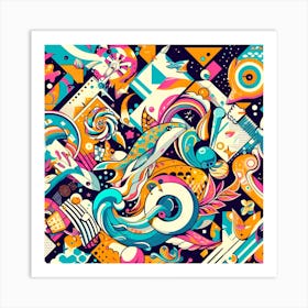 Random Design 4 Art Print