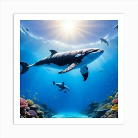 Ocean Reef Art Print