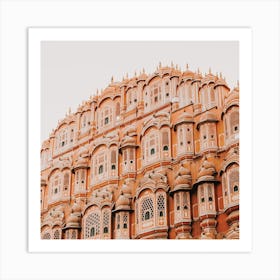 Jaipur Architecture Square Art Print