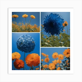 Un Flower Pop Art In Style Anna Atkins (1) 2024 04 19t193816 Art Print