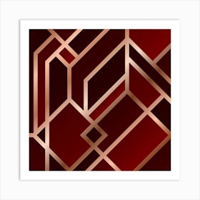 Art Deco Pattern 16 Art Print