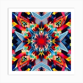 Psychedelic Mandala 28 Art Print