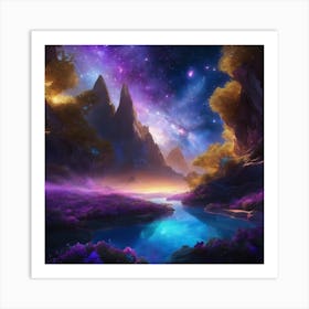 Landscape Painting Art Print