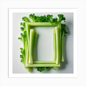 Frame Of Celery 6 Art Print