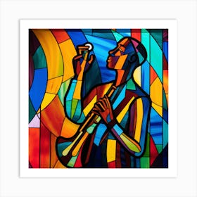 Jazz Musician 5 Art Print