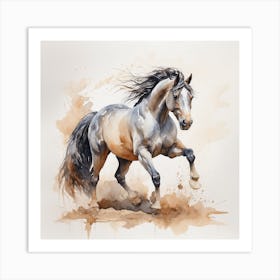 Horse Galloping 14 Art Print