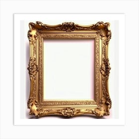 Gold Frame Art Print