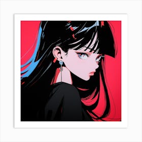 Anime Girl 6 Art Print