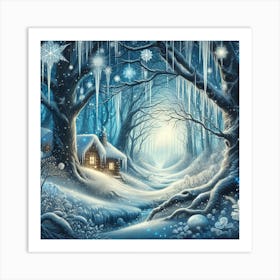 Winter Forest 1 Art Print