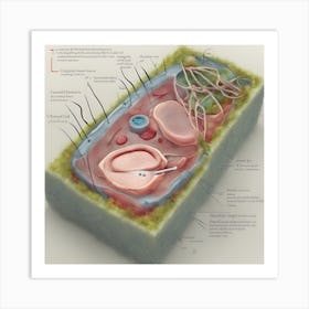 Cell Structure Art Print