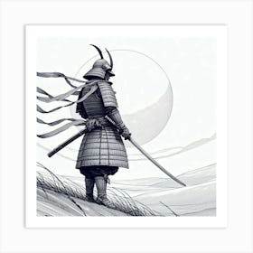 Samurai Art 39 Art Print