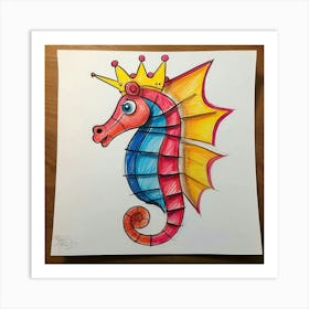 Seahorse 11 Art Print