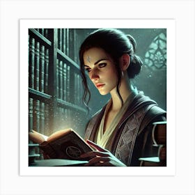 Archivist Elara Voss Art Print