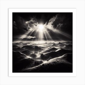 Rays Of Light Art Print