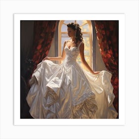 Wedding Dress Art Print