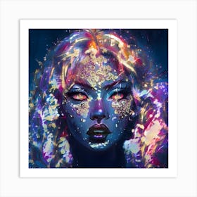 Kaleidoscope Girl Art Print