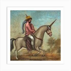 King Of Unicorns Art Print