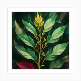 Flowering Plant Art Print