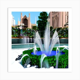 Fountain Art Print