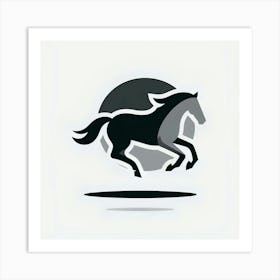 Horse Logo Art Print