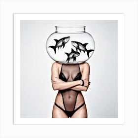 Fish Bowl 16 Art Print