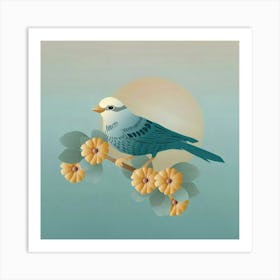 Bird On A Branch Art Print