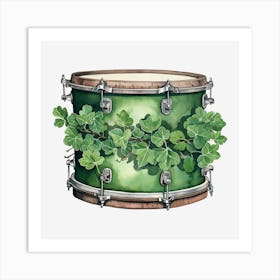 Shamrock Drum 6 Art Print