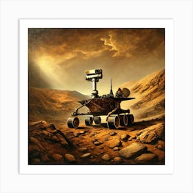 Mars Rover Art Print