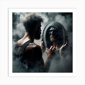 Man In A Mask Art Print