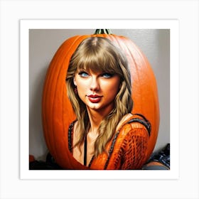 Taylor Swift Pumpkin 5 Art Print