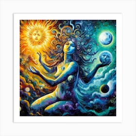 Sun Goddess Art Print