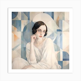 Art Deco Calm By F Parrish Art Print