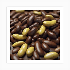 Chocolate Beans 2 Art Print