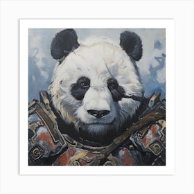 Panda Warrior Art Print