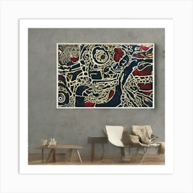 Abstract Painting 21 Art Print