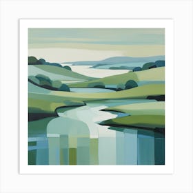 'River' 4 Art Print