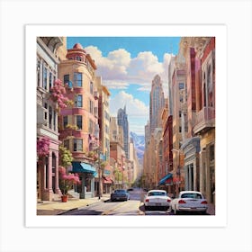 San Francisco Cityscape Art Print