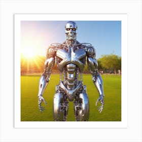 Robot Stock Videos & Royalty-Free Footage Art Print