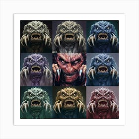 Monsters Art Print