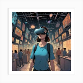 Vr Headsets 3 Art Print