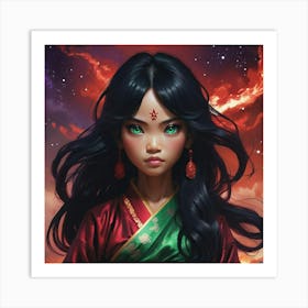 Asian Girl 1 Art Print