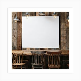 Blank Wall 1 Art Print