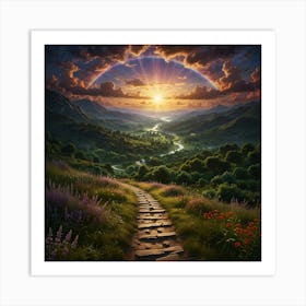 Path To The Rainbow Art Print