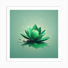 Lotus Flower Art Print