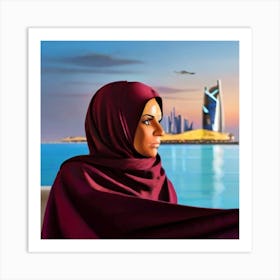 Arabic women Art Print