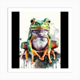 Tree Frog Art Print